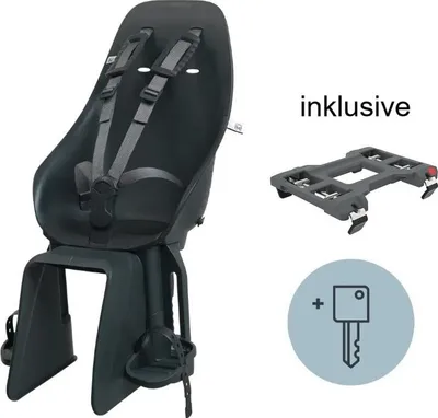 Produktbild von Urban Iki Gepäckträgerkindersitz Fahrrad mit Adapter schwarz abschließbar Ta Ke