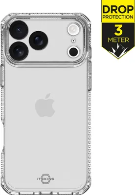 Produktbild von ITSKINS Level 2 SpectrumClear R Durchsichtig iPhone 17 Pro Max Hülle Flexibles TPU Backcover Stoßfest - Transparent