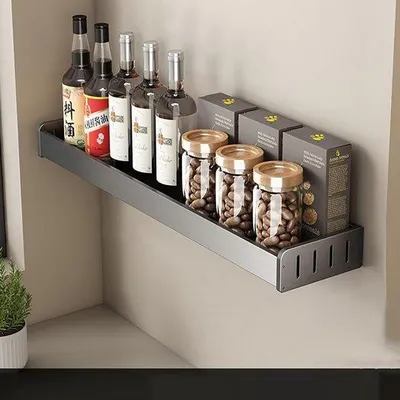 Obrázek produktu pro Závěsný košík na bylinky na zeď – bez vrtání – 60 cm