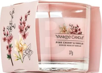 Obrázok produktu pre Yankee Candle PINK CHERRY & VANILLA - Ochutnávkové balenie v nádobe