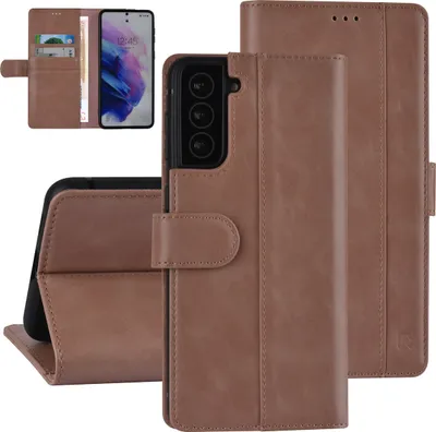 Produktbild von UNIQ Accessory Book type case Galaxy S21 Plus - Rose Gold - PolyurethanLeather