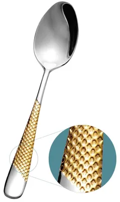Immagine prodotto di Set di cucchiai da zuppa in acciaio inossidabile, 6 pezzi, 20,2 cm