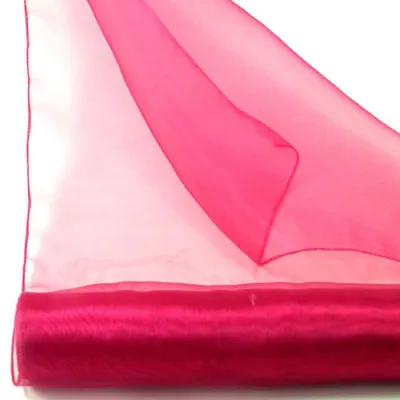 Produktbild von 1 Rolle ORGANZA, Dekostoff, Tischläufer 40cm/3m Berry