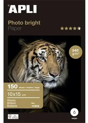 Zdjęcie produktu dla Agipa Photo Bright PRO - 10 x 15 cm, 240 g/m², Biały, 150 ark., 100 x 150 mm