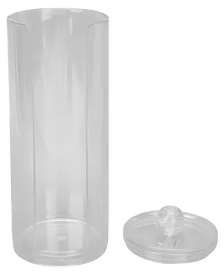 Image de Distributeur transparent pour
disques de coton, rangement pour
disques de coton de maquillage