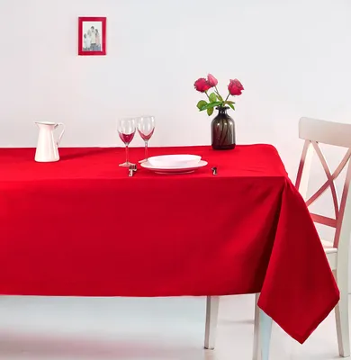 Produktbild von Hermia Concept, Roma- DCH1141, rot, Tischdecken, 65% Baumwolle / 35% Polyester
