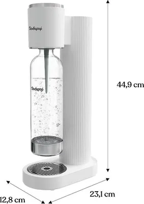 Zdjęcie produktu dla Sodapop Cooper, Biały, Przycisk, 128 mm, 231 mm, 449 mm, 495 mm
