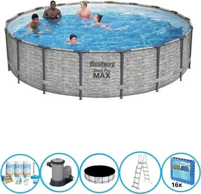 Obrázek produktu pro Bestway - Pool Steel Pro MAX - včetně příslušenství - 549x122 cm