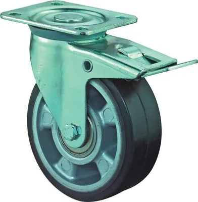Zdjęcie produktu dla Kółka BS Kółko skrętne do dużych obciążeń 125 mm 200 kg - LB520.B80.125