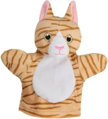 Image de The Puppet Company Marionnette à main Chat - Marionnette en peluche pour enfants