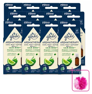 Obrázek produktu pro 12 kusů náplně do aromaterapeutického difuzéru Glade Calm Mind - 17,4 ml - výhodný balení