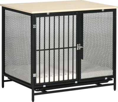 Zdjęcie produktu dla Pawhut Paws buda dla psa z blatem - 80x55x71 cm