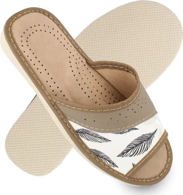 Produktbild von filsko® Karvia - Hausschuhe Damen offen 36 bis 41 EU Slipper Sommer Schlappen
