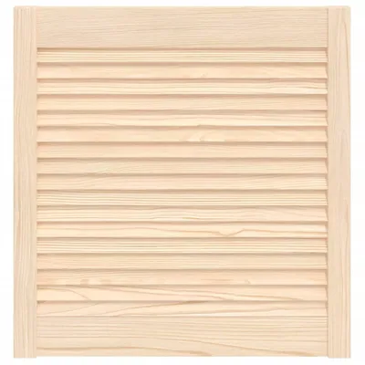 Image de Porte d'armoire à persiennes 61,5x59,4 cm bois de pin massif