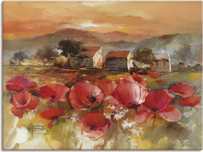 Produktbild von ARTland Leinwandbild Toskana Romantic II Größe: 60x45 cm