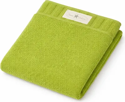 Produktbild von Casa Colori Frottier Handtuch 50x100cm 50 x 100 cm grün Hohe Farbbrillanz, Einfache Pflege