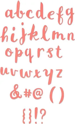 Obrázok produktu pre Sizzix 2118731686 ThinlitsDieB.Alphab.