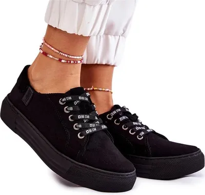 Produktbild von Damen-Sneaker mit Memory-Foam-System Big Star KK276001 Schwarze 37