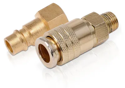 Obrázek produktu pro Rychlospojky pro stlačený vzduch Adaptér MessingEuro na Orion 1/4 palce