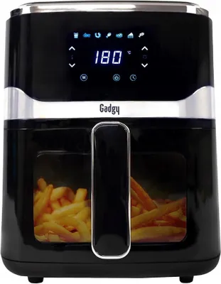 Zdjęcie produktu dla Frytkownica Beztłuszczowa Z Okienkiem 5L - Airfryer 1400W 80°C-200°C