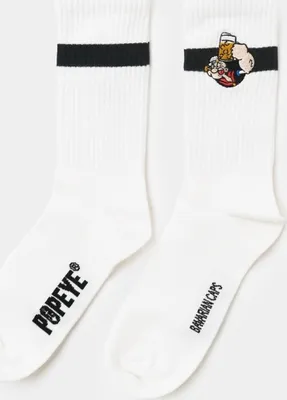 Bavarian Caps Sportsocken "Popeye" in schwarz