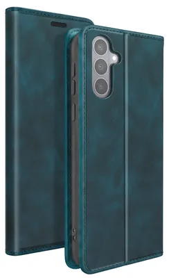 Obrázok produktu pre Avizar, ochranné puzdro pre Galaxy S26 FE s vzhľadom zamatovej textúry, s možnosťou použitia ako stojan, farba: tmavomodrá