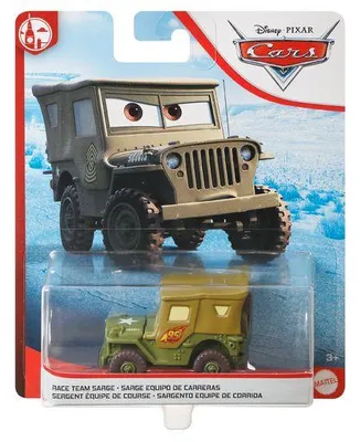 Produktbild von Mattel GKB21 - Disney Pixar Cars Die-Cast Sarge mit Nr. 95