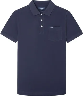 Produktbild von FaÇonnable Pima Pocket Kurzarm-poloshirt Blau 2XL Mann Blau 2XL