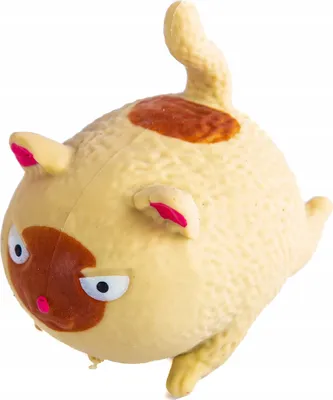 Produktbild von Antistress Katze Quetschfigur - Süßes Kätzchen Fidget Toy zum Kneten & Entspannen