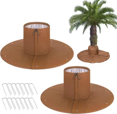 Produktbild von Winterabdeckung für Pflanzenwurzeln im Freien, 2 Stück, Winterschutz für Garten, Terrasse und Außenbereich
