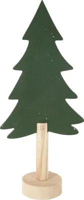 Produktbild von TrendLine Deko Holz Tannenbaum 31 x 6,5 x 13 cm grün
