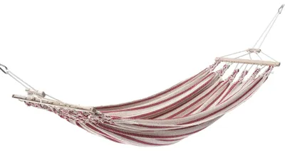 Produktbild von Chico Einzel-Stabhängematte Baumwolle beige-rot Hängematte