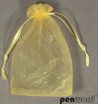 Produktbild von Woreczki organzowe złote 10x15cm