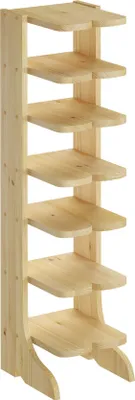Produktbild von 90.80-00 Schuhregal Schuhständer Holz Kiefer massiv Stiefelform