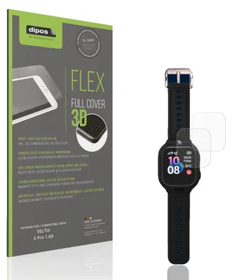 Produktbild von 2x Full Cover Schutzfolie matt für VELTIX X Pro 1.69 Panzerfolie Anti-Shock
