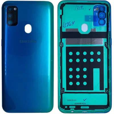 Obrázok produktu pre Samsung GH98-44841B Kryt batérie pre Galaxy M30s M307F, modrý, náhradný diel,