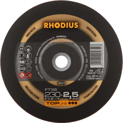 Immagine prodotto di Rhodius FT38 206373 Cutting disc set 25 pc(s) Stainless steel, Steel