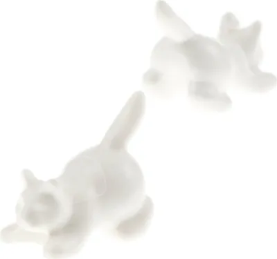 Produktbild von 2x Lego Tier Katze weiß geduckt Harry Potter Bauernhof Set 9314 4220184 6251