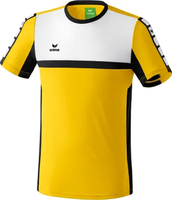 Produktbild von Erima CLASSIC 5-CUBES T-Shirt gelb/schwarz/weiß M