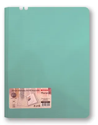 Produktbild von Album ofertowy A4 z 40 koszulkami niebiesko-zielony