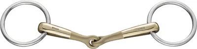 Produktbild von Sprenger Unterlegtrense Einfach Gebrochen Turnado 14 mm SENSOGAN® Gebiss Gold 115mm