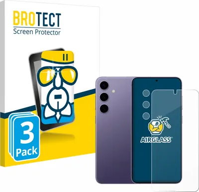 Produktbild von 3x BROTECT Schutzglas für Samsung Galaxy S24 (Display+Kamera) Schutzfolie Panzer Folie Glas Display Schutz klar