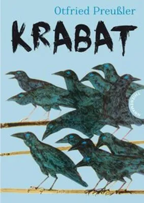 Book cover with title and illustration of crows.