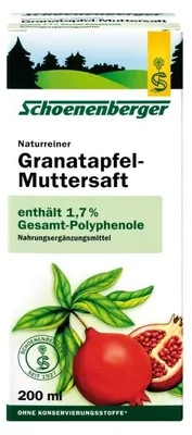 Produktbild von Schoenenberger Naturreiner Granatapfel-Muttersaft, 200 ml Lösung