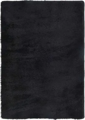 Produktbild von Teppich Shaggy Hochflor NAVARRA Schwarz 120x170 cm Polyester