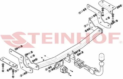 Produktbild von Z547962 Anhängerkupplung passend für SSANGYONG Tivoli 2015-2019 abnehmbar