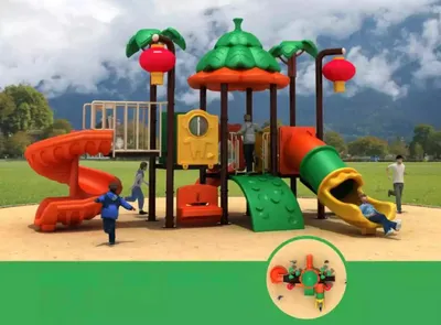 Image de Aire de jeux Kit de jeu Maison d'enfant Tour en plastique Rampe d'escalade Nouveau