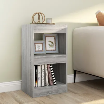 Produktbild von vidaXL Bücherregal/Raumteiler Grau Sonoma 40x30x72 cm - Bücherregal - Bücherregale - Bücherschrank - Lagerregal