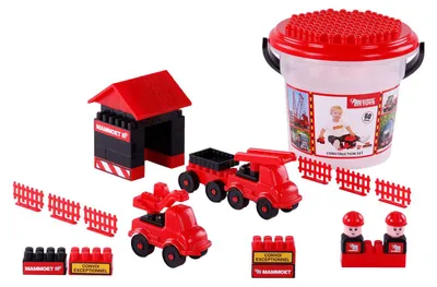 Image de Jeu de construction Cavallino dans un seau, 60dlg.