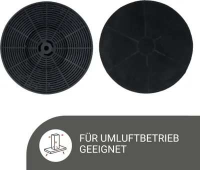 Produktbild von Kohlefilter Aktivkohlefilter für Umluft Dunstabzugshaube Respekta MIZ 0031 N